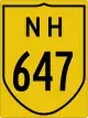 National Highway 647 shield}}