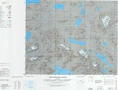 Map including LI-T'IEN HU (Lake Lighten)) (DMA, 1973)