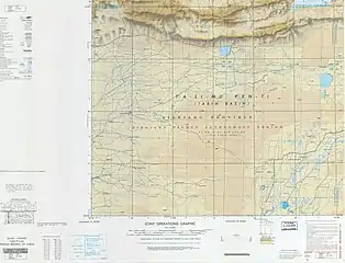 Map including Yopurga (labeled as YÜEH-P'U-HU) (DMA, 1974)