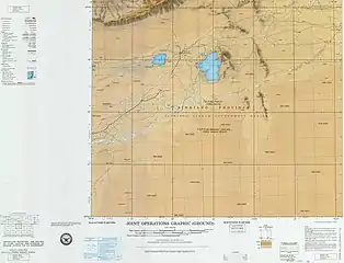 Map including Maralbexi (labeled as PA-CH'U (MARAL BASHI)) (ATC, 1971)