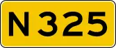 Provincial highway 325 shield}}