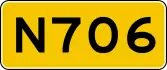 Provincial highway 706 shield}}