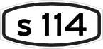 City route 114 shield}}