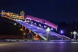 View of Chkalov Stairs