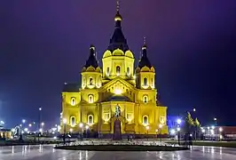 Cathedral at night