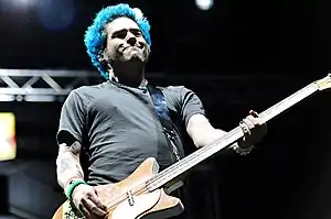 Michael Burkett, a.k.a. Fat Mike, lead vocalist for NOFX