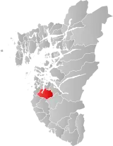 Høyland within Rogaland