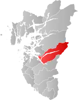 Forsand within Rogaland