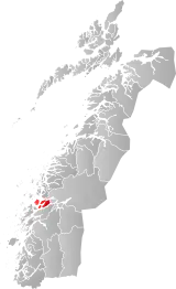 Nesna within Nordland