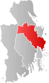 Tønsberg within Vestfold