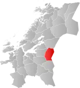 Meråker within Trøndelag