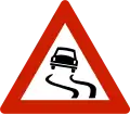 Slippery road