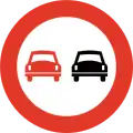 No overtaking