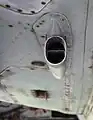 Cooling air inlet and cartridge outlet of NR30 on an Su-22