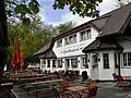 Forest restaurant at the dam