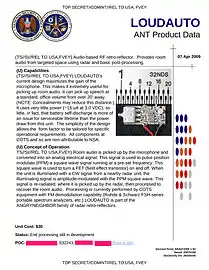 LOUDAUTO - Covert listening device