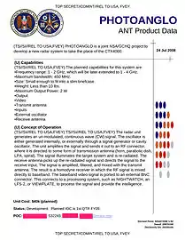 PHOTOANGLO – Successor to the CTX4000, jointly developed by the NSA and GCHQ