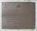 Korea, Malaya, Borneo and Vietnam – upper (dedication) plaque