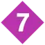 "7" train symbol