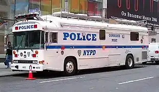 All American RE in use as police command center (NYPD)