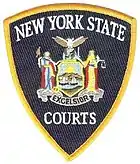 Patch worn by New York State Court Officers.