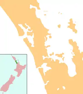 Location of Lake Kuwakatai