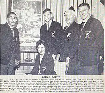 New Zealand Olympic Team 1964