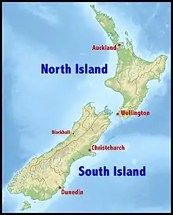 New Zealand main cities