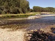 Another view of the union of the Luna and Omaña rivers, forming the Órbigo.