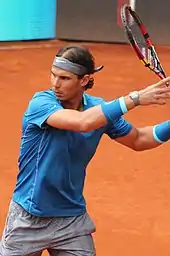 Rafael Nadal, won the most men's singles titles on clay (63) in the Open Era.