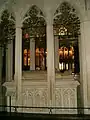 The tomb of the monarch inside the Wawel Cathedral