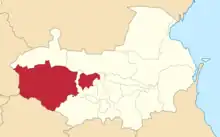 Location in the Terek Oblast