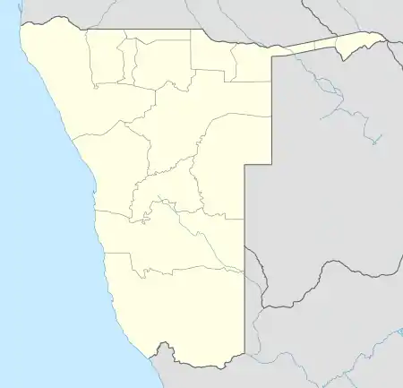 Henties Bay is located in Namibia