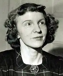 black and white portrait photograph of Nancy Brysson Morrison