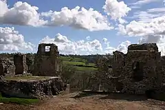 Narberth castle ruins