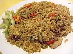 Nasi goreng "Chinese style" in Jakarta