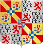 Coat of arms of Rene of Chalons as Prince of Orange.