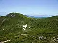 Sanbonyari Peak and snow in summer