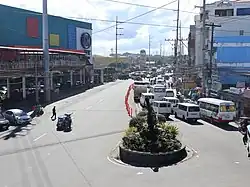 National Highway (Real Road) near Calamba Crossing