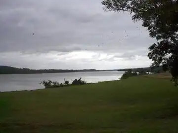 The Arkansas River in Natural Steps, Arkansas