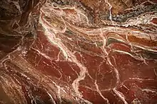 Navajo Blanket formation in Blowhole Cave.