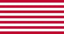 Naval jack of the United States in 1776 and 1777