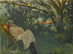 Lady in Pink on a Chaise Longue (1904)