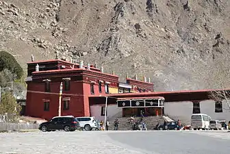 Nechung monastery to the west of downtown Lhasa