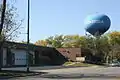 Police station and water tower