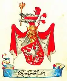 Photography and Print Room Department – Nemanjić dynasty coat of arms, Belgrade Armorial II, early 17th century