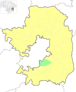 Location of Nemėžis Eldership