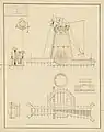 Technical drawing of a 1793 Dutch smock mill for land drainage