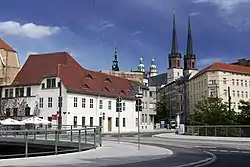 Wilhelm Friedemann Bach House to the left