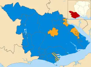 2019 results map